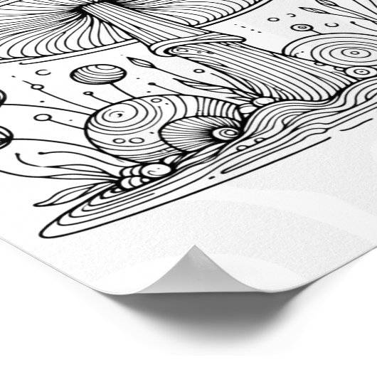 Papier affiche SHROOMY (Matte) (Coin)