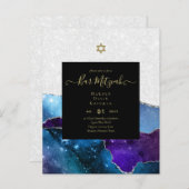 Papier AGATE Gold BAR MITZVAH (Devant / Derrière)