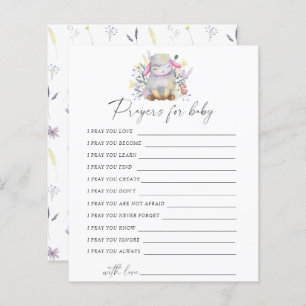 Papier Agneau - Jeu de fête prières pour le jeu pour bé