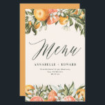 Papier Agritourisme moderne et botanique d'agrumes<br><div class="desc">Décor botanique d'agrumes orangé moderne rustique mariage. Fait partie d'une collection moderne.</div>