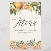 Papier Agritourisme moderne et botanique d'agrumes (Devant)