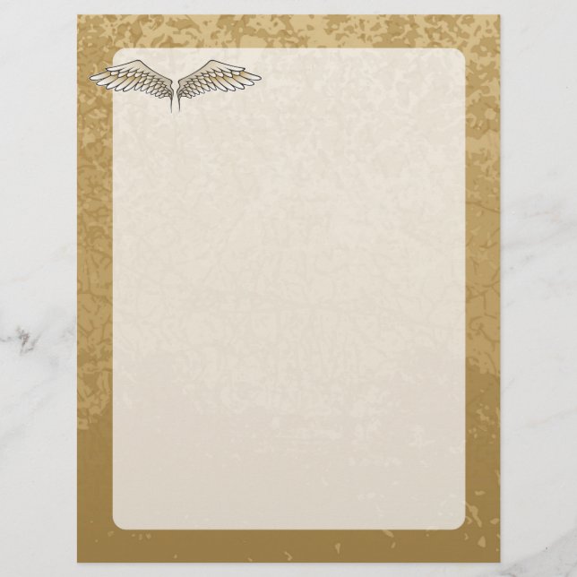 Papier Ailes beige (Devant)