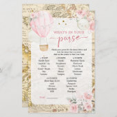 Papier Air Balloon n'est pas elle Onerderful Baby Purse J (Devant / Derrière)