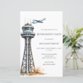 Papier Air Traffic Controller Retirement Party (Debout devant)