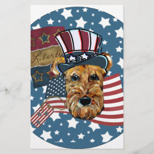 PAPIER AIREDALE TERRIER