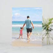 Papier Ajouter votre propre photo et/ou texte (Debout devant)