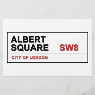 Papier Albert Square Londres
