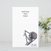 Papier Alien gris, la vérité est là (Debout devant)