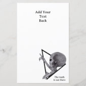 Papier Alien gris, la vérité est là (Dos)