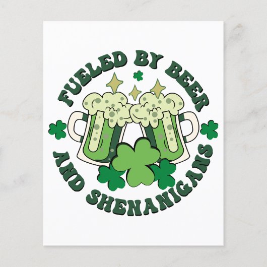Papier Alimenté Par La Bière Et Les Shenanigans (Devant)