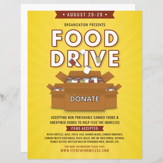 Papier Aliments en conserve Alimentation Aliments pour sa (Devant / Derrière)