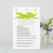 Papier Alligator comment bien connaissez-vous le jeu baby (Debout devant)