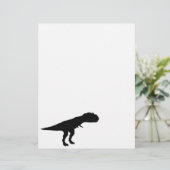 Papier Allosaurus Silhouette (Debout devant)