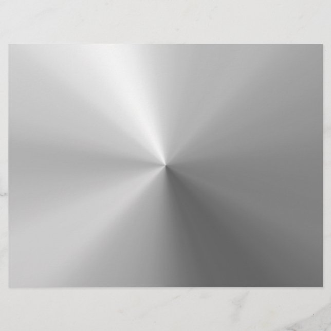 Papier Aluminium brossé circulaire Texturé (Devant)
