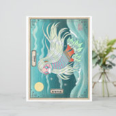 Papier Amabie Healing Spirit アマビエ 疫病退散 (Debout devant)