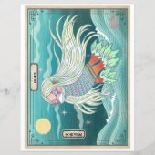 Papier Amabie Healing Spirit アマビエ　疫病退散 (Devant)