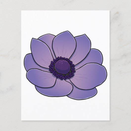 Papier Amateur de fleur d'anémone (Devant)