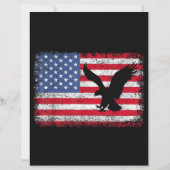Papier American Flag Eagle USA (Dos)