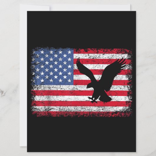 Papier American Flag Eagle USA (Devant)