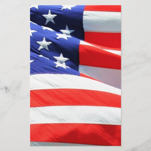 Papier American Flag, vous pouvez ajouter du texte et tél (Devant)