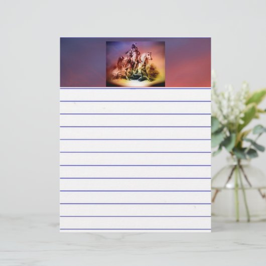 Papier Amérindien (Debout devant)