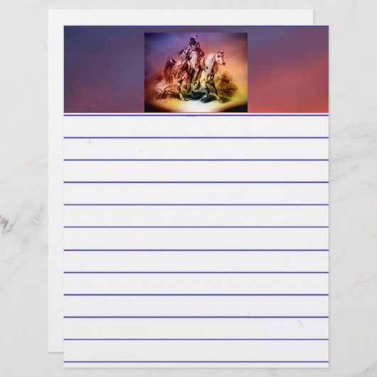 Papier Amérindien (Devant / Derrière)