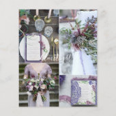 Papier Amethyst couleurs Mariage Palette Card 2023 (Dos)