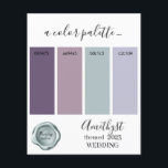Papier Amethyst couleurs Mariage Palette Card 2023<br><div class="desc">Amethyst couleurs Mariage Palette Card 2023</div>