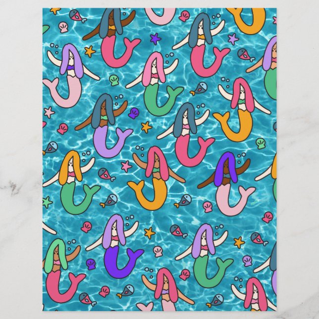 Papier Amis de Mermaid (Devant)