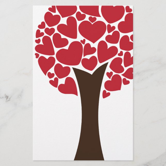 Papier Amour Arbre (Devant)