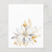 Papier Amour Budget Dans La Fête des mariées Florale Fleu (Dos)