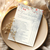 Papier Amour dans la neige sur ou sous la douche nuptiale