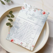 Papier Amour dans la neige Voudrait-elle plutôt nuptiale