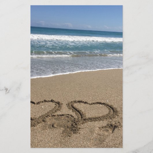 Papier Amour de plage (Devant)
