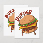 Papier Amoureux de Burger (Devant / Derrière)