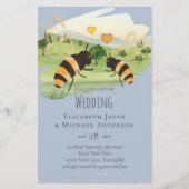 Papier Amoureux de la nature Mariage des abeilles (Devant)