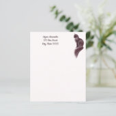 Papier Amoureux de les chats mignon rose Fille Script per (Debout devant)