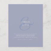 Papier Ampersand Mariage moderne Inviter QR Code RSVP (Devant)