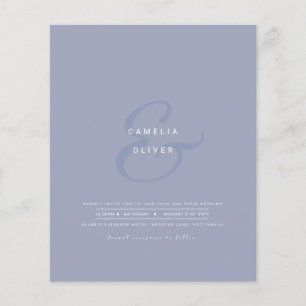Papier Ampersand Mariage moderne Inviter QR Code RSVP