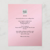Papier Ampersand Mariage moderne Inviter QR Code RSVP (Dos)