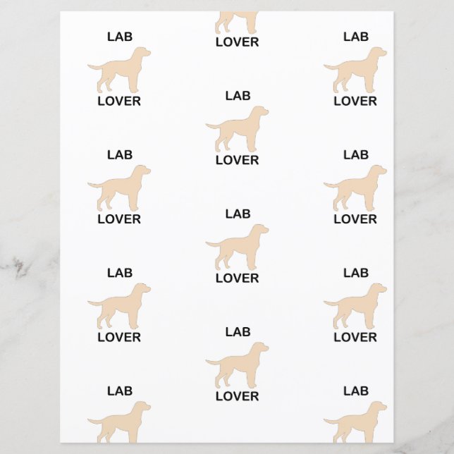 Papier ampoule de laboratoire jaune (Devant)