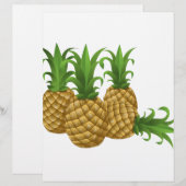 Papier Ananas Glitch Food (Devant / Derrière)