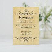 Papier Ancien - Invitation de Réception (Debout devant)