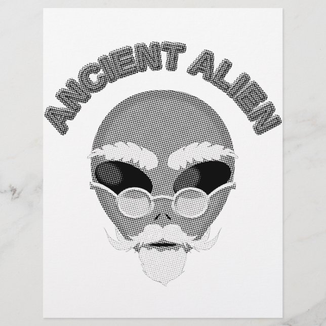 Papier Ancien journal en chef Alien (Devant)