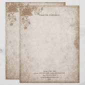 Papier ancien Papeterie Papier (Devant / Derrière)