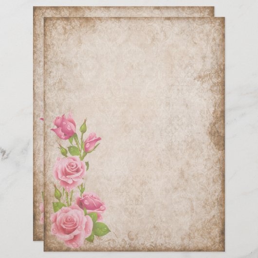 Papier ancien Papier (Devant / Derrière)