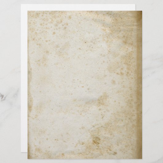 Papier Ancien Parchemin Antique Vierge (Devant / Derrière)