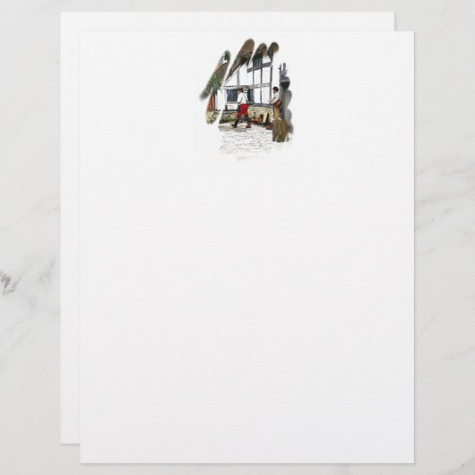 PAPIER ANCIENNE ANGLETERRE (Devant / Derrière)