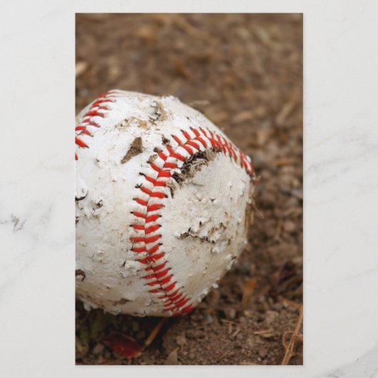 Papier ancienne balle de baseball (Devant)