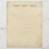 Papier Ancienne en-tête de parchemin (Devant)